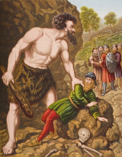 Great-Heart and His Companions Attack Giant Slay-Good, Illustration from 